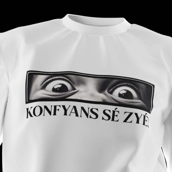 t shirt "konfyans sÉ zyÉ"