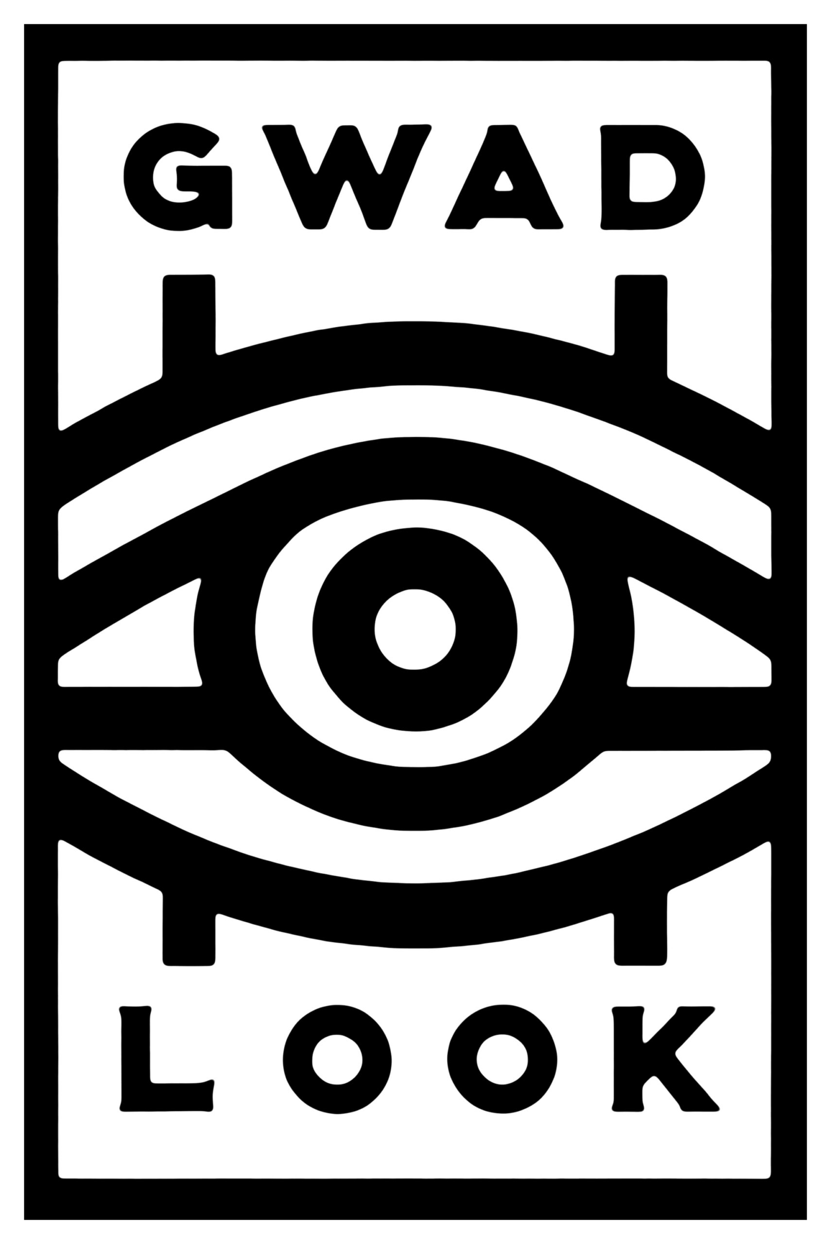 logo gwadlook black leggermente bordato