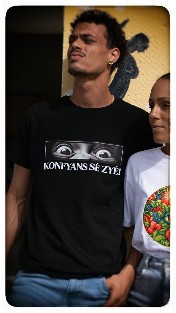 t shirt "konfyans sÉ zyÉ"