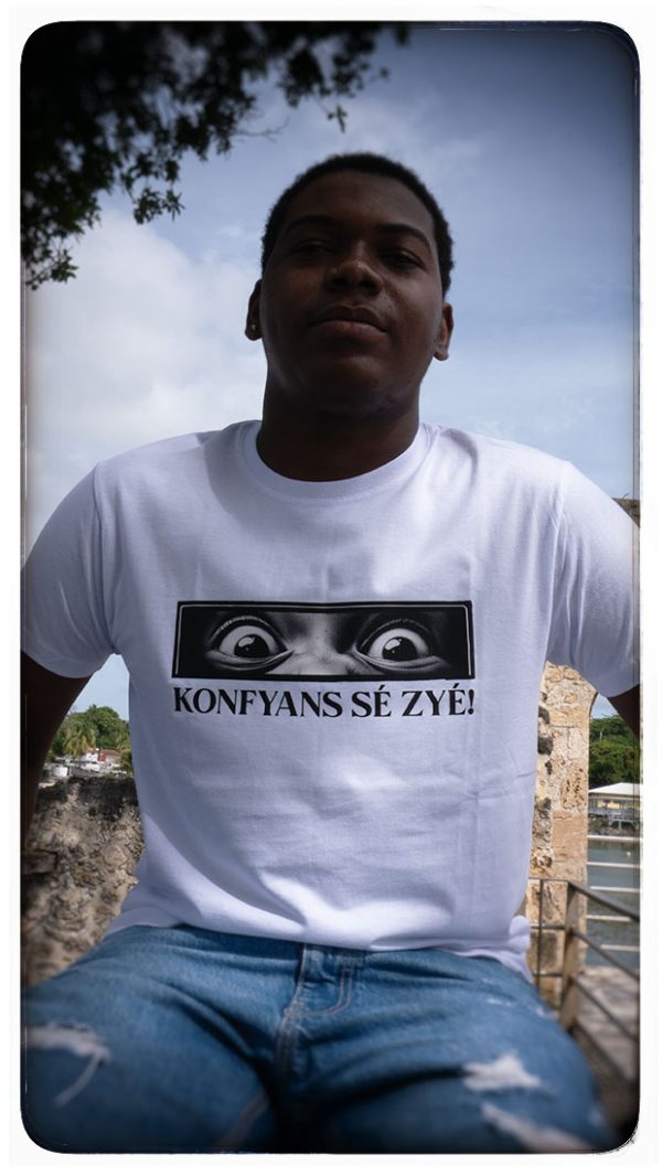 t shirt "konfyans sÉ zyÉ"