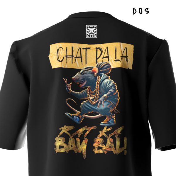 t shirt chat detail back black