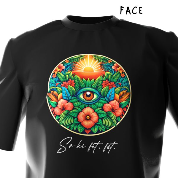 t shirt "sa ki fÈt fÈt"