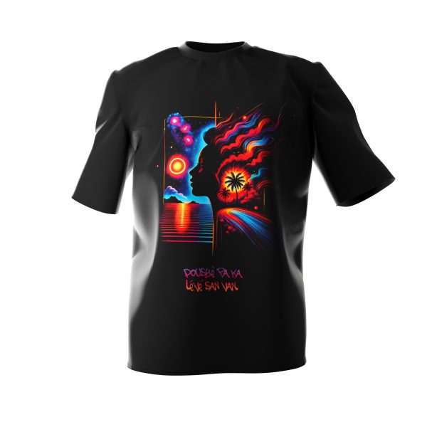 t shirt "pousyè pa ka lévé san van"