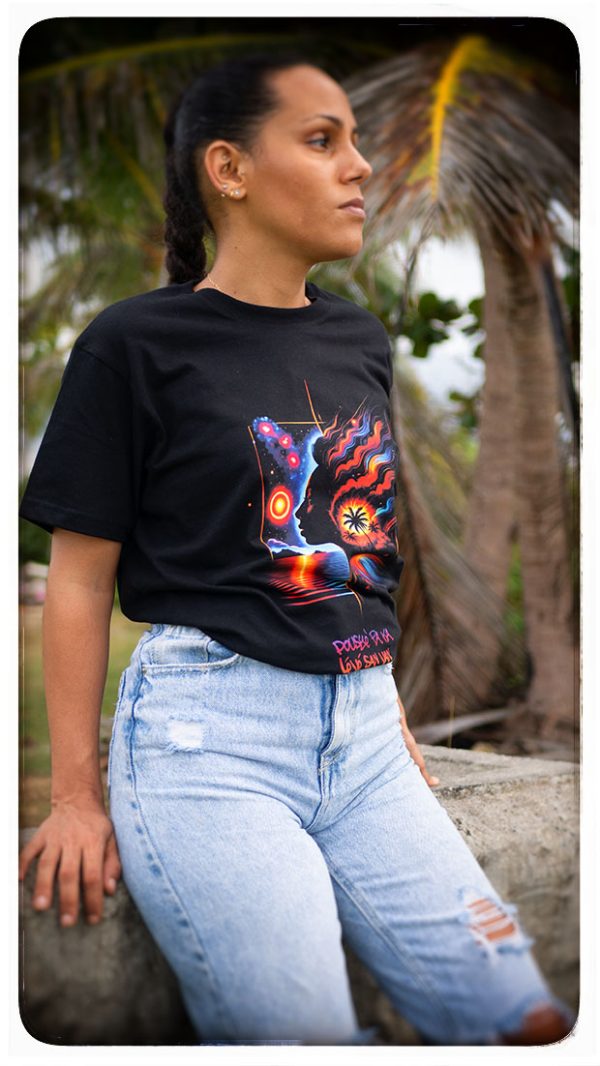 t shirt "pousyÈ pa ka lÉvÉ san van"